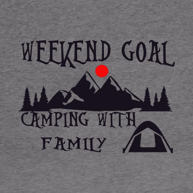 weekend goal camping with family by The Bombay Brands Pvt Ltd